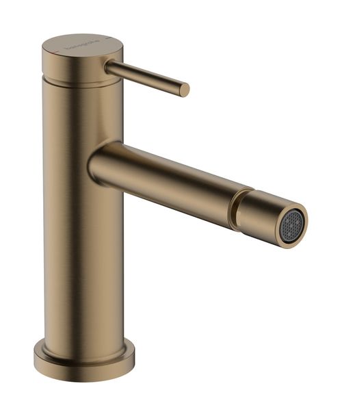 Hansgrohe-HG-Tecturis-S-Einhebel-Bidetmischer-mit-Zugstangen-Ablaufgarnitur-Brushed-Bronze-73201140 gallery number 1